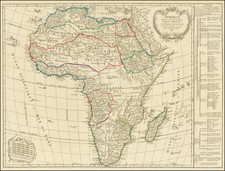 Africa Map By Charles Francois Delamarche
