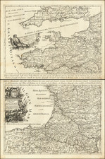 France Map By Giacomo Cantelli da Vignola / Domenico Rossi