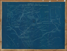 Rocky Mountains and Montana Map By Anonymous