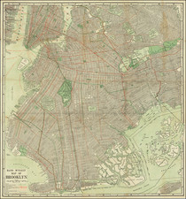 Rand McNally Map of Brooklyn