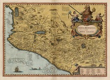 Mexico Map By Jodocus Hondius - Mecator