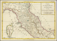 Northern Italy and Southern Italy Map By Brion De La Tour