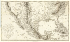 Texas, Plains, Southwest, Colorado, Utah, New Mexico, Rocky Mountains, Colorado, Utah, Mexico and California Map By Alexander Von Humboldt