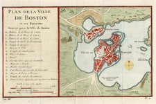 New England Map By Jacques Nicolas Bellin