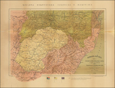 South Africa Map By M. Diniz