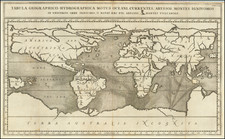 World Map By Athanasius Kircher