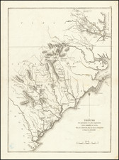 Southeast, Virginia, Georgia, North Carolina, South Carolina and American Revolution Map By John Marshall