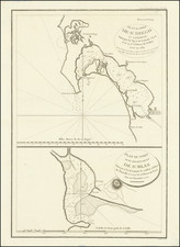 [ Earliest Obtainable Map of San Diego Bay ]  Plan du Port De St. Diego en Californie. . . 1782 [with] Plan Du Port et du  Departement de San Blas . . . 1777 By Jean Francois Galaup de La Perouse