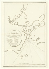 [ First Printed Map of San Francisco Bay ]   Plan Du Port De St. Francois Situe sur la cote de la Californie . . .   By Jean Francois Galaup de La Perouse