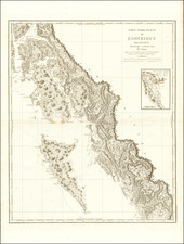 Alaska and British Columbia Map By George Vancouver