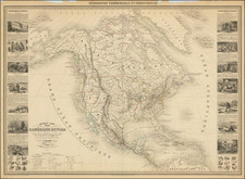 North America Map By Alexandre Vuillemin