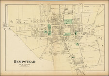 New York State Map By Comstock & Cline Beers