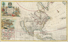 North America Map By George Grierson