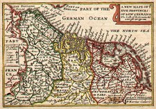 Europe and Netherlands Map By Pieter van den Keere