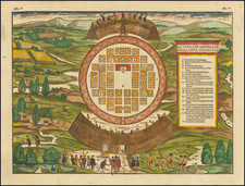 Canada and Eastern Canada Map By Giovanni Battista Ramusio