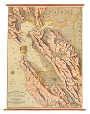 California and San Francisco & Bay Area Map By Whitaker & Ray Co.