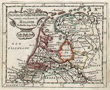 Europe and Netherlands Map By Pierre Du Val