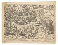 Spain and Gibraltar Map By Abraham Hogenberg