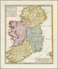 Ireland Map By Isaak Tirion