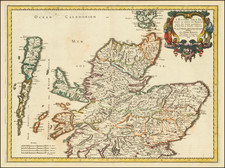 Scotland Map By Pierre Mariette