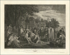 William Penn's Treaty with the Indians, when he founded the Province of Pennsylvania in North America 1681