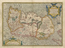 Ireland Map By Abraham Ortelius