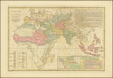 World, Eastern Hemisphere, Asia, Southeast Asia, Indonesia, Middle East and Africa Map By Robert Wilkinson