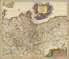 Poland and Norddeutschland Map By Theodorus I Danckerts