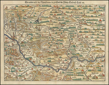 Nord et Nord-Est and Süddeutschland Map By Sebastian Munster