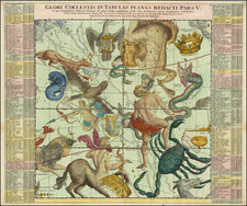 Celestial Maps Map By Johann Gabriele Doppelmayr