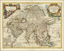 Asia Map By Nicolas de Fer