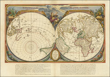 World Map By Giovanni Antonio Remondini