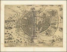 Paris and Île-de-France Map By Anonymous / Emanuel Van Meteren