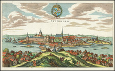St. Barths] Charta ofver On St. Barthelemy -- Konungen af Sverige Gustaf  den IV. Adolph . . . - Barry Lawrence Ruderman Antique Maps Inc.