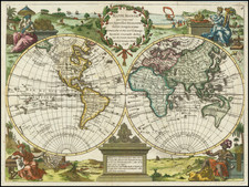 World Map By George Louis Le Rouge