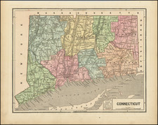 Connecticut Map By Charles Morse