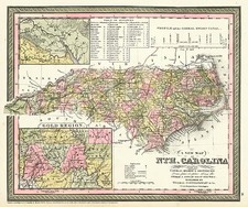 Southeast Map By Thomas, Cowperthwait & Co.