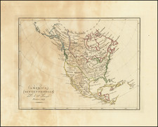 North America Map By A.B. Borghi