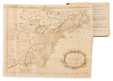 United States and Rare Books Map By Edmund Burke