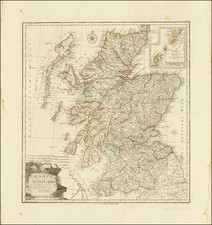 Scotland Map By Franz Anton Schraembl