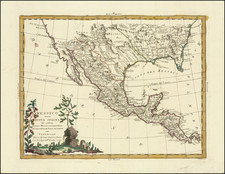 South, Texas, Plains, Southwest and Mexico Map By Antonio Zatta