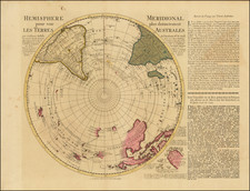 Southern Hemisphere, Polar Maps, Australia and New Zealand Map By Reiner & Joshua Ottens