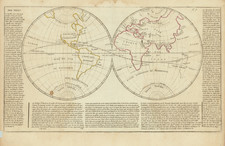 World Map By Jean Baptiste Louis Clouet