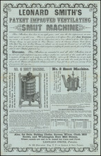 (Smut Broadside) Leonard Smith's Patent Improved Ventilating Smut Machine [caption title].