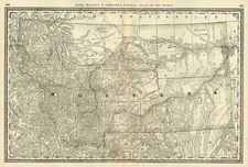 Plains and Rocky Mountains Map By Rand McNally & Company