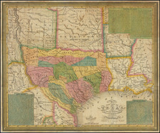 A New Map of Texas, with the Contiguous American & Mexican States . . . 1836