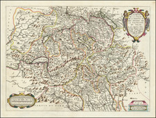 Switzerland Map By Melchior Tavernier