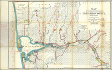 Map of the Surveyed Portion of Chehalis County, Washington