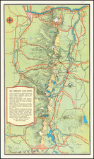 Oregon and Pictorial Maps Map By Fred A. Routledge