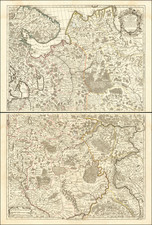 Russia and Ukraine Map By Joseph-Nicholas Delisle